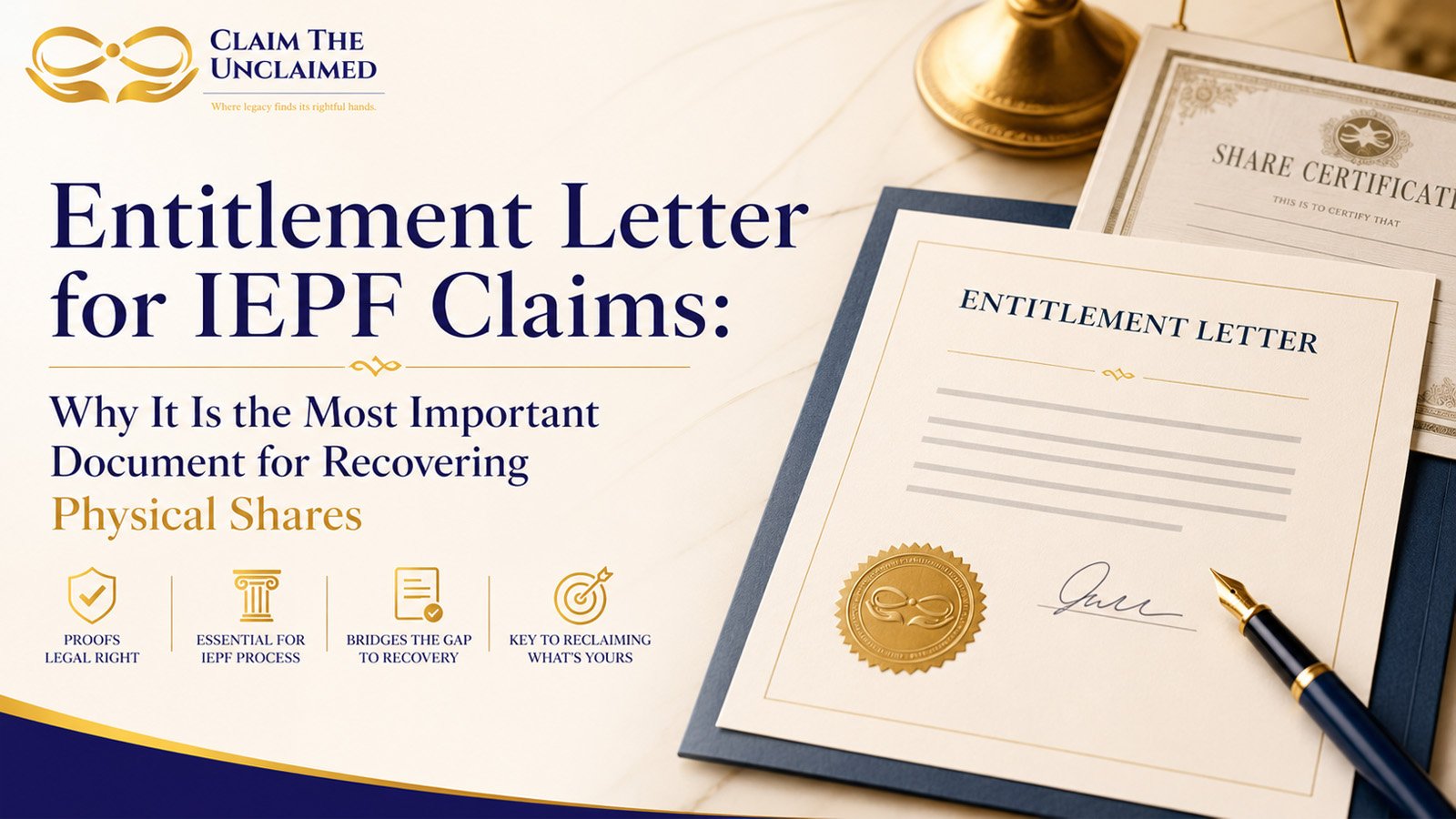 Entitlement Letter for IEPF Claims: Why It Is the Most Important Document for Recovering Physical Shares